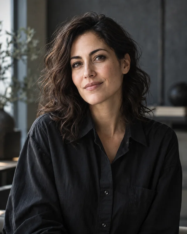 Fictional portrait of Mara Vale, VersoDev co-founder and creative director.